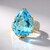 Anello in argento con Topazio Blu Cielo (Gems en Vogue)