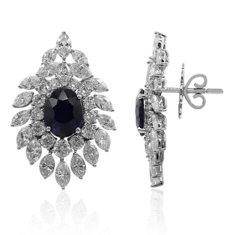 Ceylon-Saphir-Goldohrringe (Estée Collection)