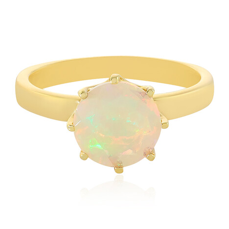 Anello in argento con Opale di Welo