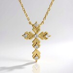 Collana in argento con Diamante Cioccolato I2