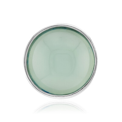 Colgante en plata con Calcedonia agua  (MONOSONO COLLECTION)