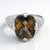 Anello in argento con Quarzo Fumè