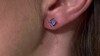 Pendientes en plata con Tanzanita