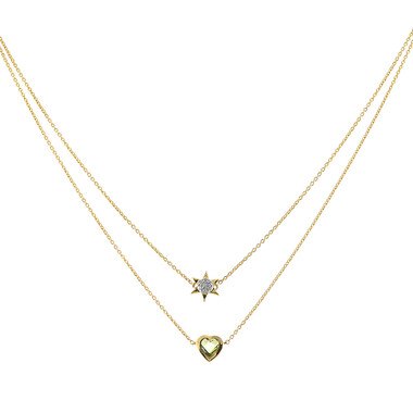 Collar en plata con Peridoto