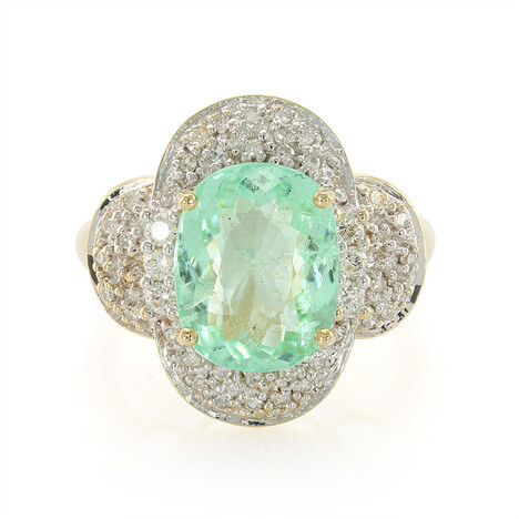Anello in oro con Tormalina Paraiba Nigeriana (AMAYANI)