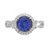 Gouden ring met een AAA tanzaniet (CIRARI)