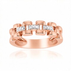 Zilveren ring met Diamanten SI1 (G)