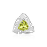 Ciondolo in argento con Quarzo Ouro Verde (MONOSONO COLLECTION)