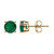 Orecchini in oro con Smeraldo Zambia AAA (CIRARI)