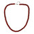 Collier en argent et Onyx rouge