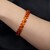 Carnelian Silver Bracelet (CUSTODANA)