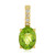 Peridot-Silberanhänger
