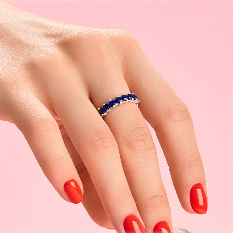 Blauer Ceylon-Saphir-Goldring (CIRARI)
