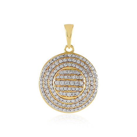 Zirkon-Silberanhänger