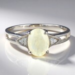 Anello in argento con Ortoclasio
