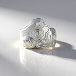 Anello in argento con Diamante I2 (H) (SAELOCANA)