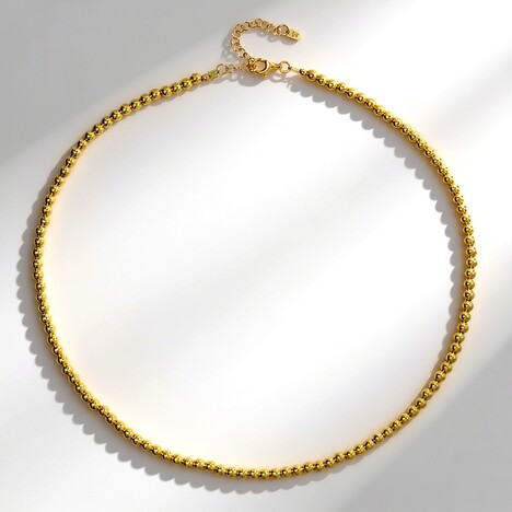Collana in argento con Ematite Dorata