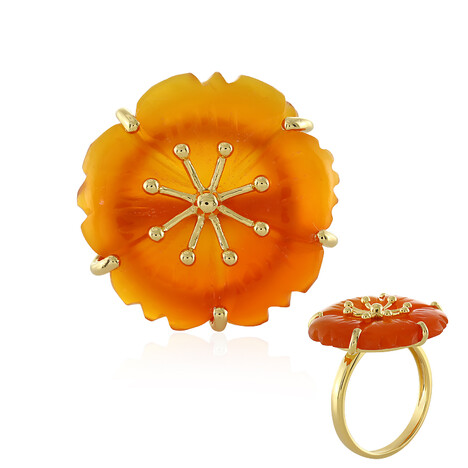 Bague en argent et Cornaline