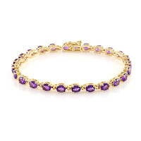 Sambia-Amethyst-Silberarmband