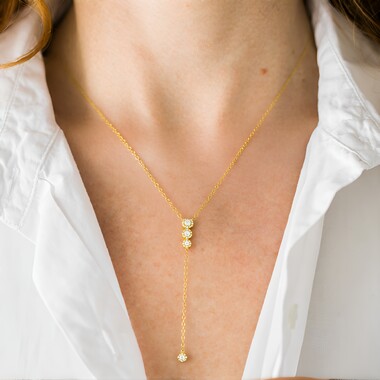 Zircon Silver Necklace