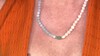 Collar en plata con Grandidierita