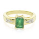 Bague en argent et Emeraude de Bahia