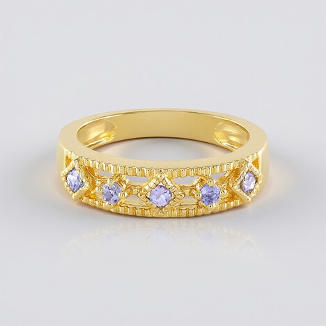 Anello in argento con Tanzanite