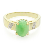 Kaiserlicher Chrysopras-Silberring