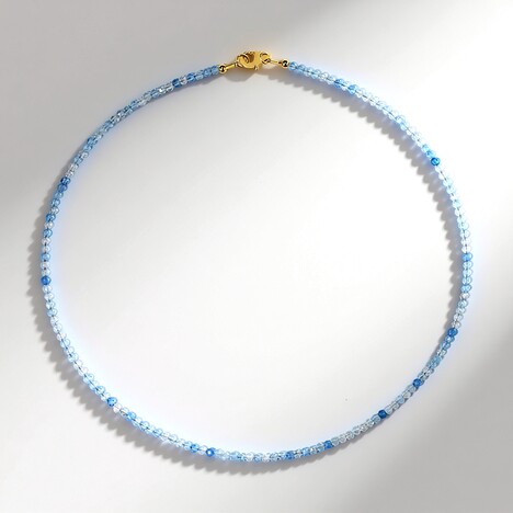 Collier en argent et Aigue-marine du Brésil