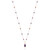 Collana in argento con Ametista (KM by Juwelo)