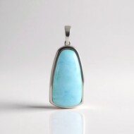 Colgante en plata con Larimar (KM by Juwelo)