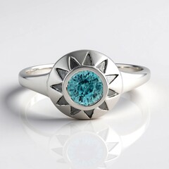 Anello in argento con Zircone Ratanakiri