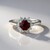 Anello in argento con Zircone Rosa