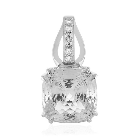 Königlicher Weißer Topas-Silberanhänger (PHANTASIA)