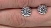 Pendientes en plata con Tanzanita verde sin calentar