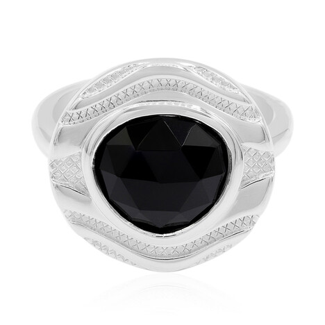 Black Onyx Silver Ring (MONOSONO COLLECTION)