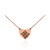 Collier en or et Diamant rose de France SI1 d'Argyle  (Annette)