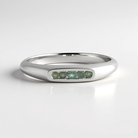 Bague en argent et Alexandrite