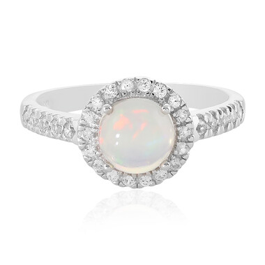 Anello in argento con Opale di Welo