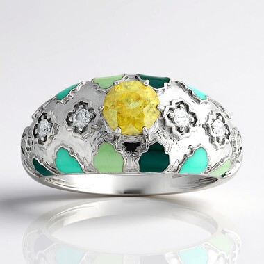 Anillo en plata con Esfena (SAELOCANA)