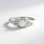 Anello in argento con Zircone