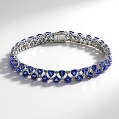 Bracciale in oro con Tanzanite AAA