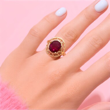 Anillo en oro con Rubí de Madagascar (Ornaments by de Melo)