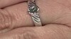 Zilveren ring met een groene tanzaniet