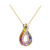 Gouden halsketting met saffieren (CIRARI)
