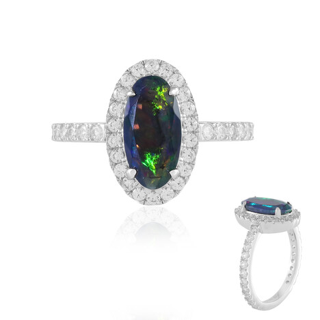 Anello in argento con Opale Mezezo