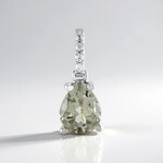Ciondolo in argento con Ametista Verde