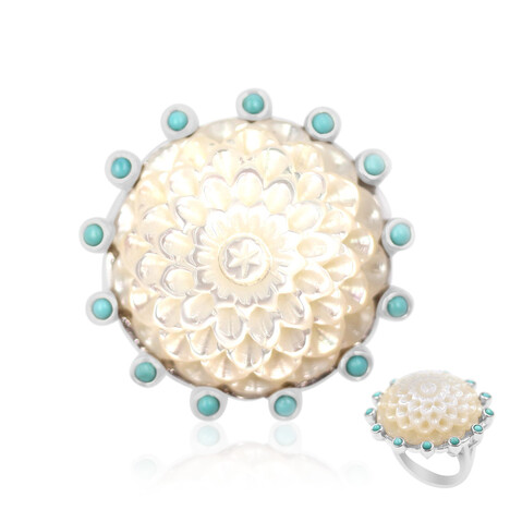 Anello in argento con Madreperla (Anne Bever)