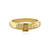 Gelber Zirkon-Silberring