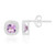 Orecchini in argento con Ametista